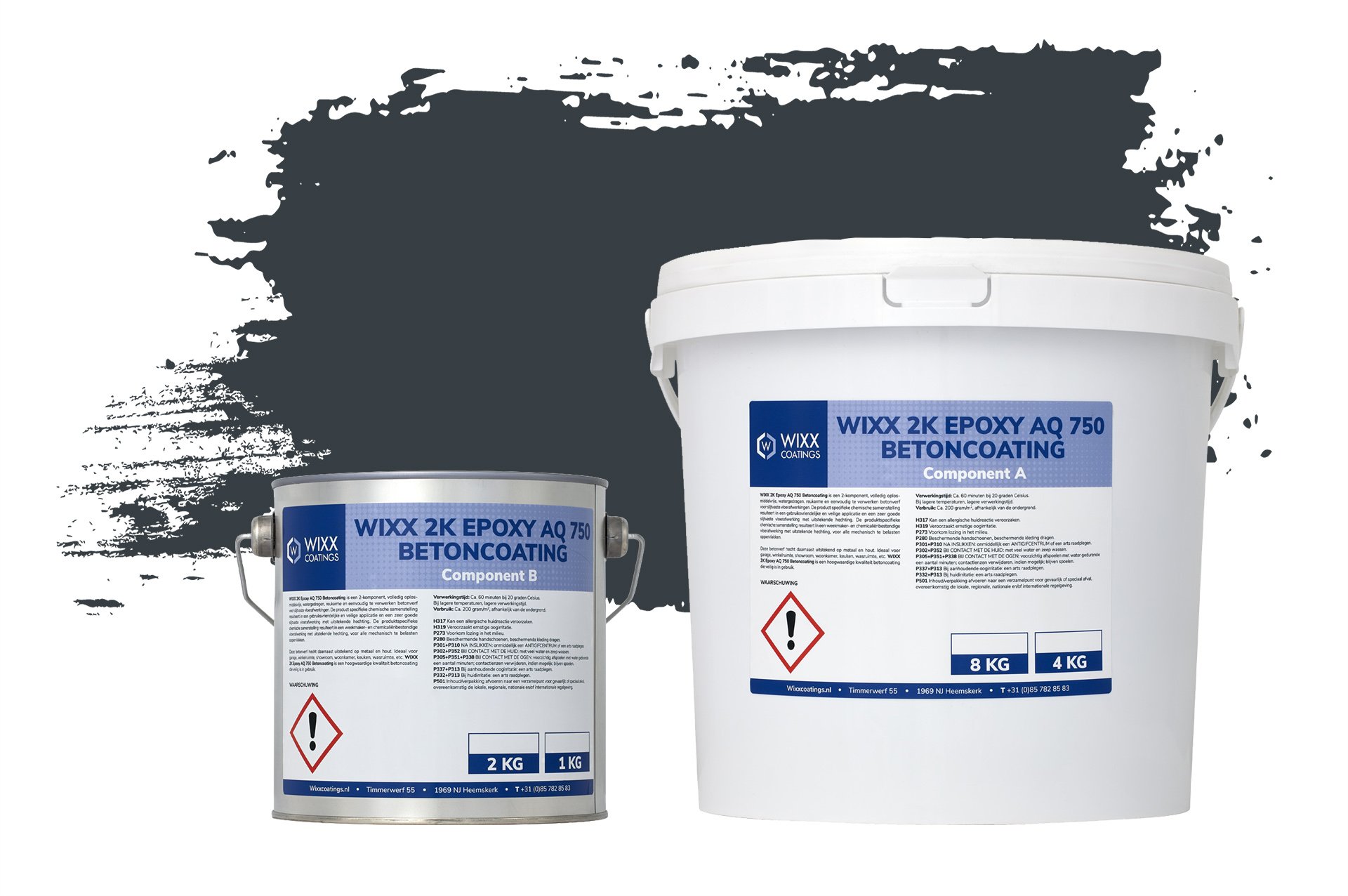 Wixx 2K Epoxy AQ 750 Betoncoating - Afbeelding 17