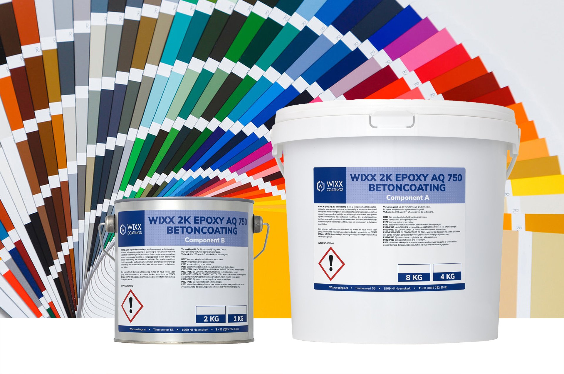 Wixx 2K Epoxy AQ 750 Betoncoating - Afbeelding 3