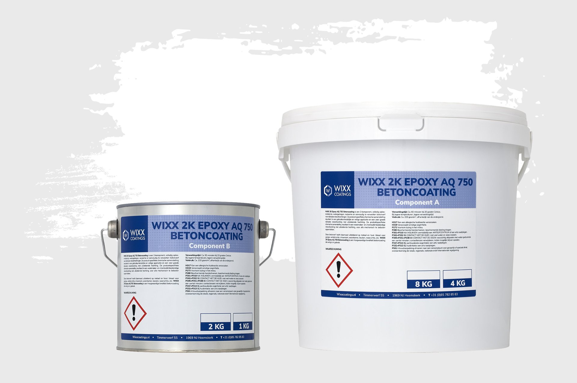 Wixx 2K Epoxy AQ 750 Betoncoating - Afbeelding 4