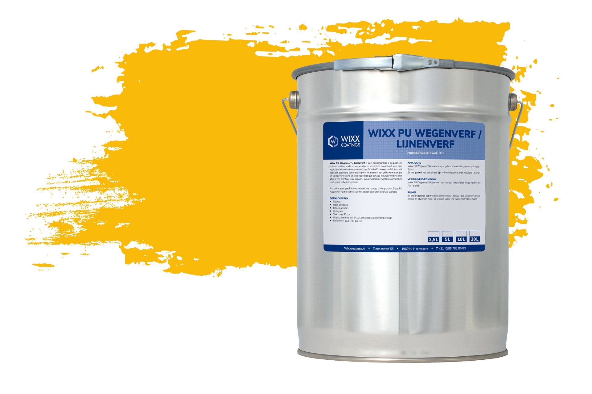 Wixx PU Wegenverf Lijnenverf - Afbeelding 5