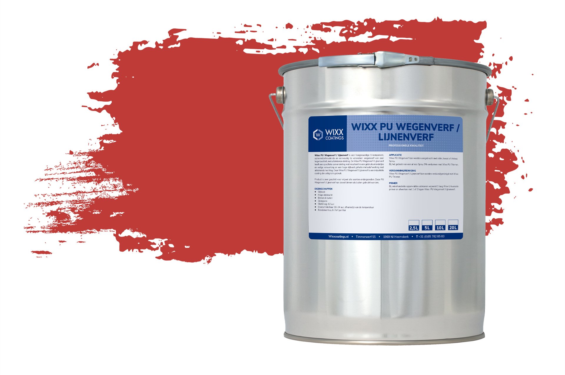 Wixx PU Wegenverf Lijnenverf - Afbeelding 7