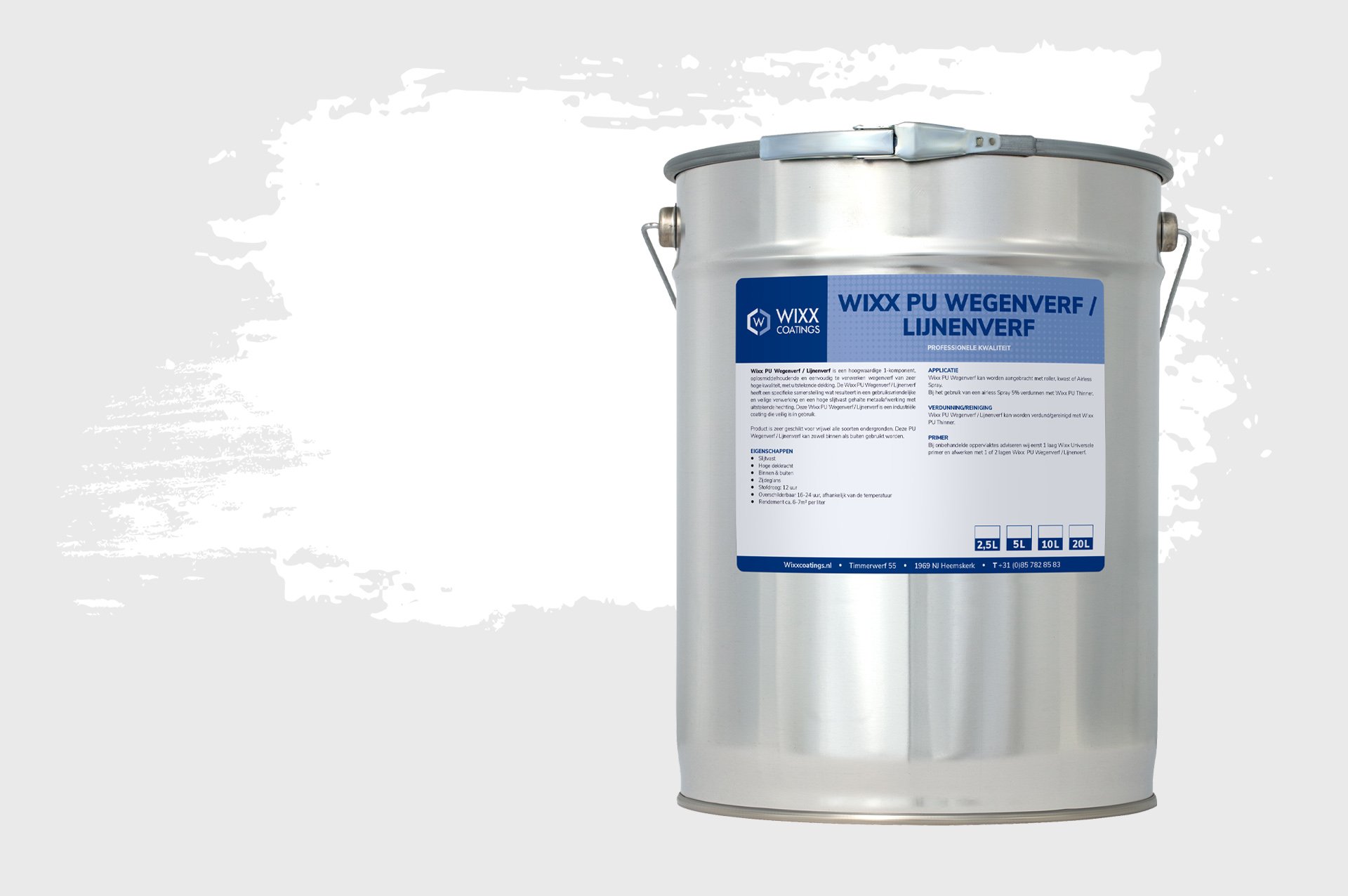 Wixx PU Wegenverf Lijnenverf - Afbeelding 2