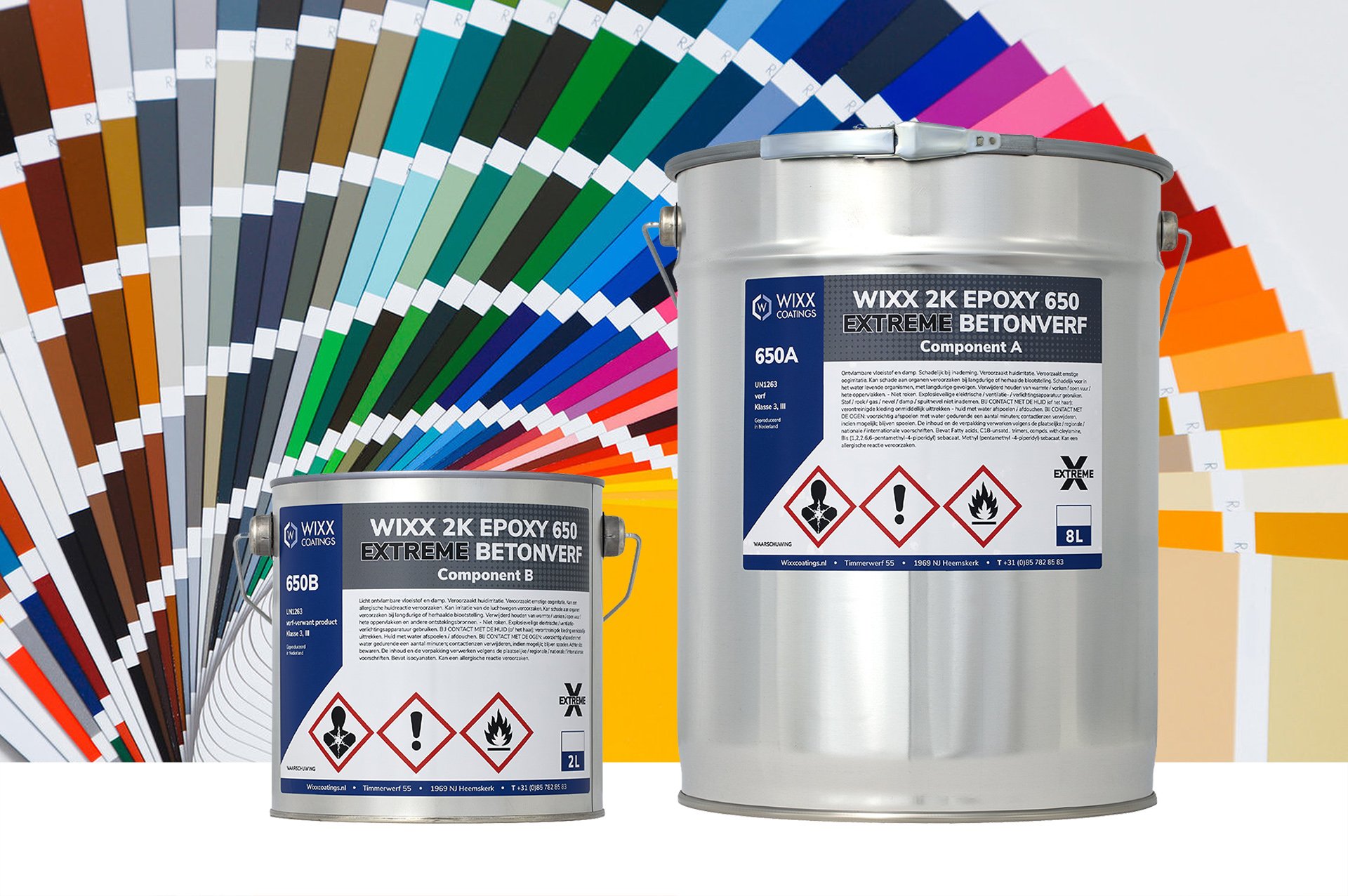 Wixx 2K Epoxy 650 Extreme Betoncoating - Afbeelding 2