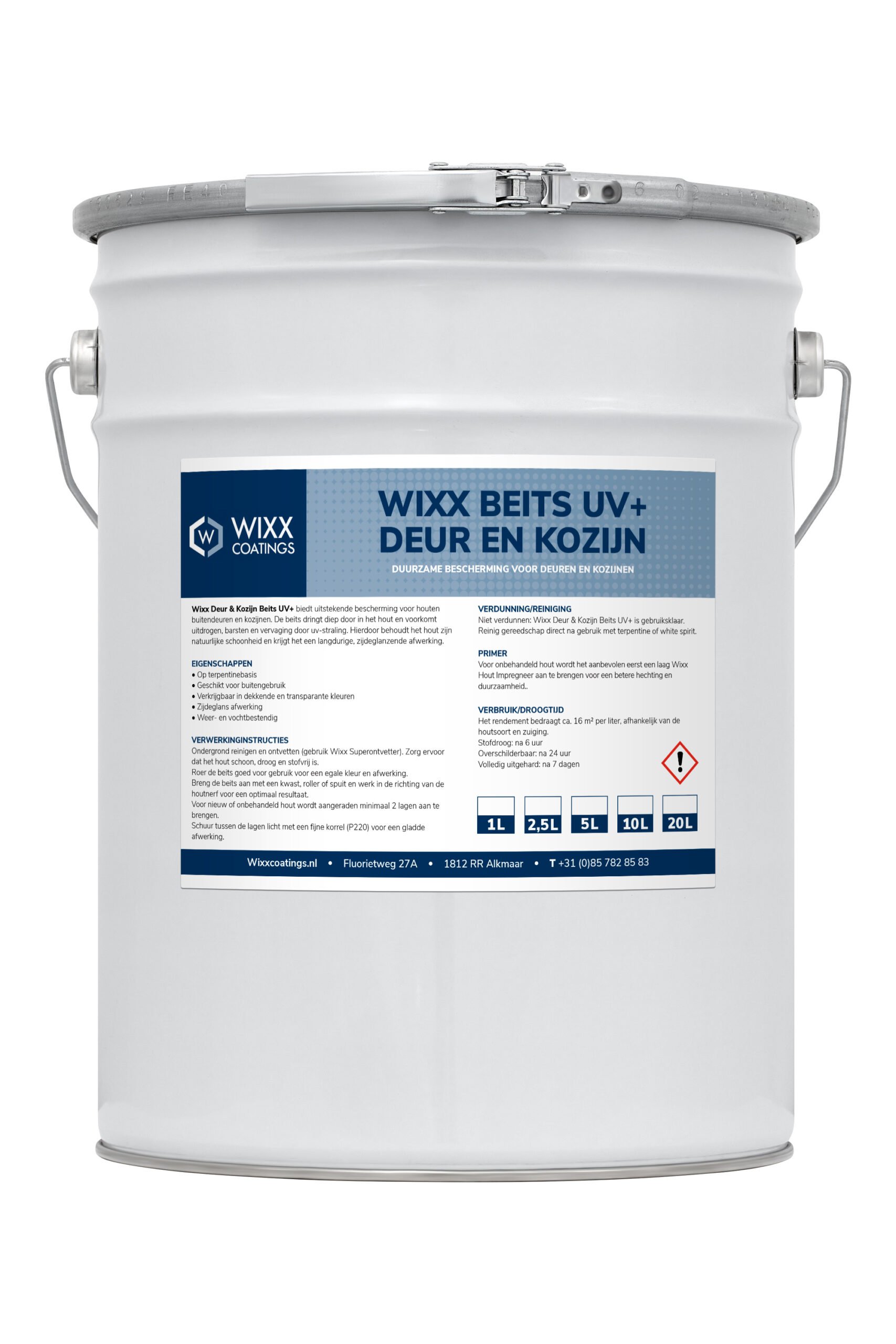 Blik deur en kozijn beits van Wixx Coatings