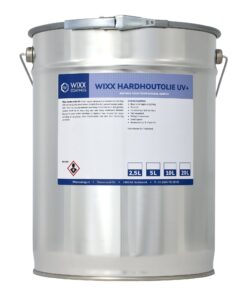 Blik hardhoutolie van Wixx Coatings