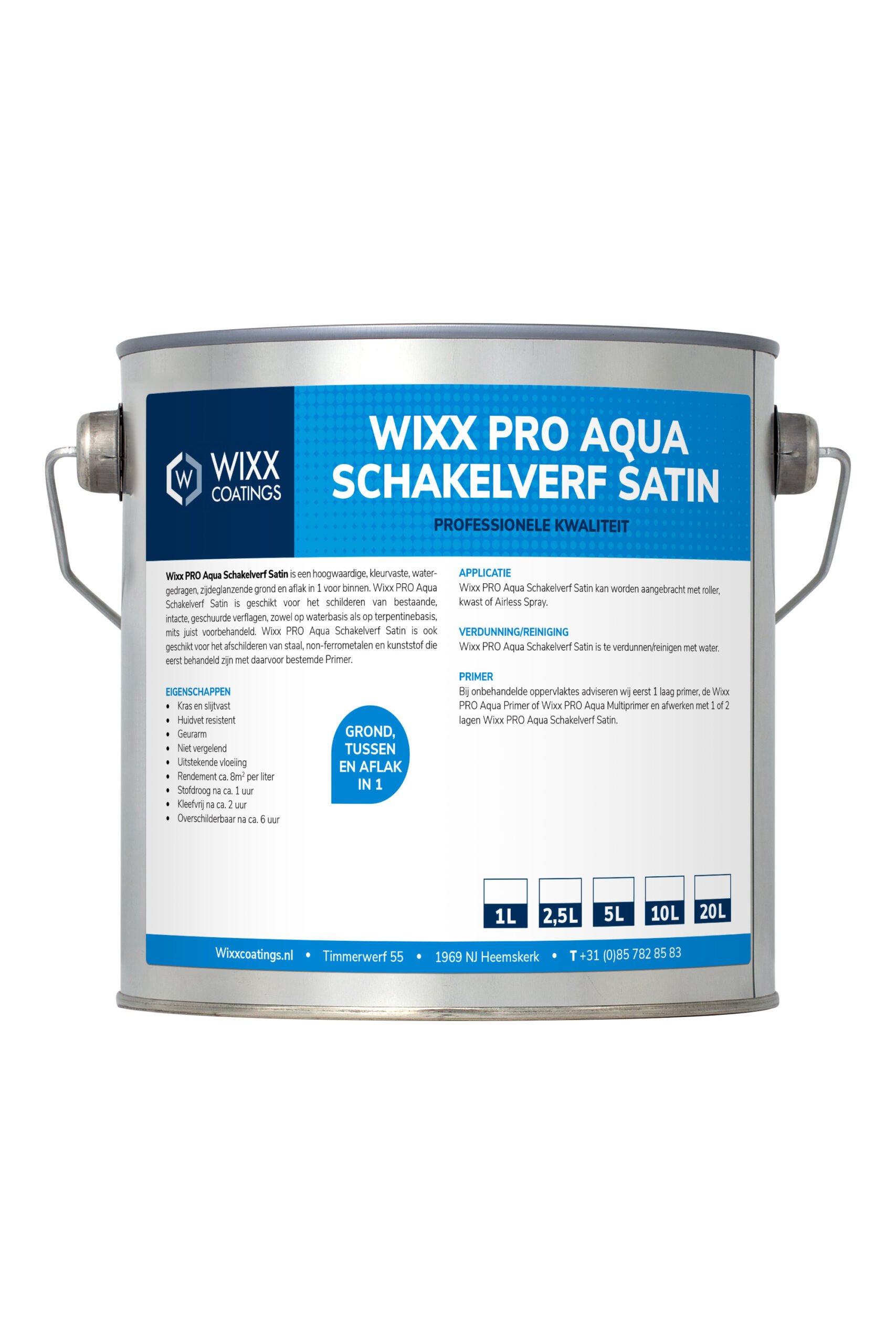 Blik schakelverf van Wixx Coatings