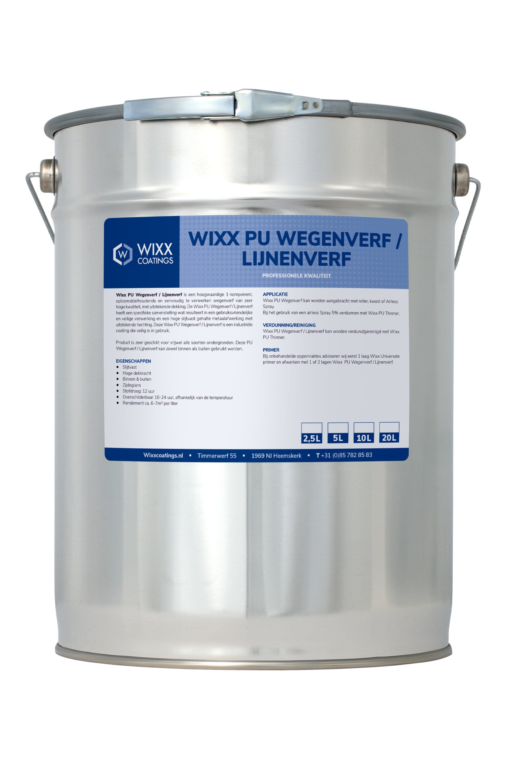 Wixx PU Wegenverf Lijnenverf