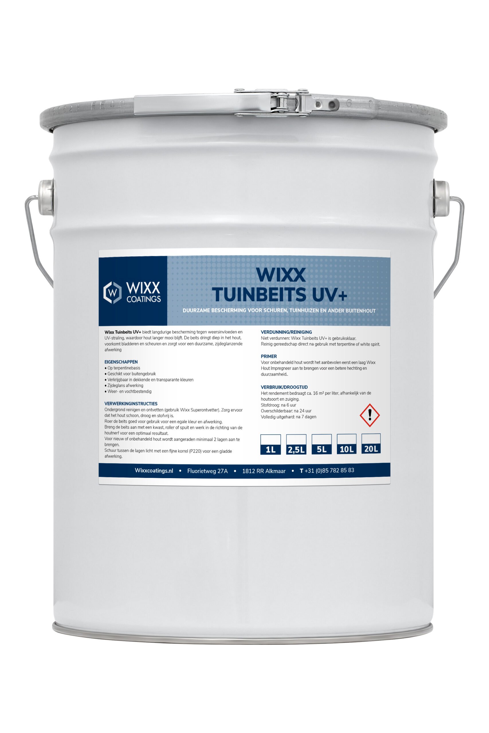 Blik tuinbeits van Wixx Coatings