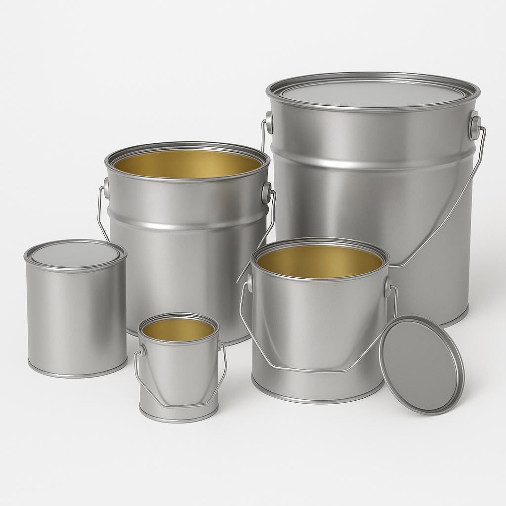 Lege Gecoate verfblik met Deksel - Wixxcoatings.com