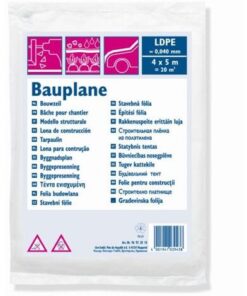 Afdekzeil LDPE 40 my afmeting 4x5 meter