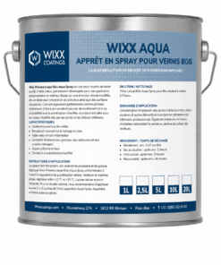 Wixx Aqua Apprêt en Spray pour Vernis Bois