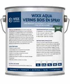 Wixx Aqua Vernis Bois en Spray Mat