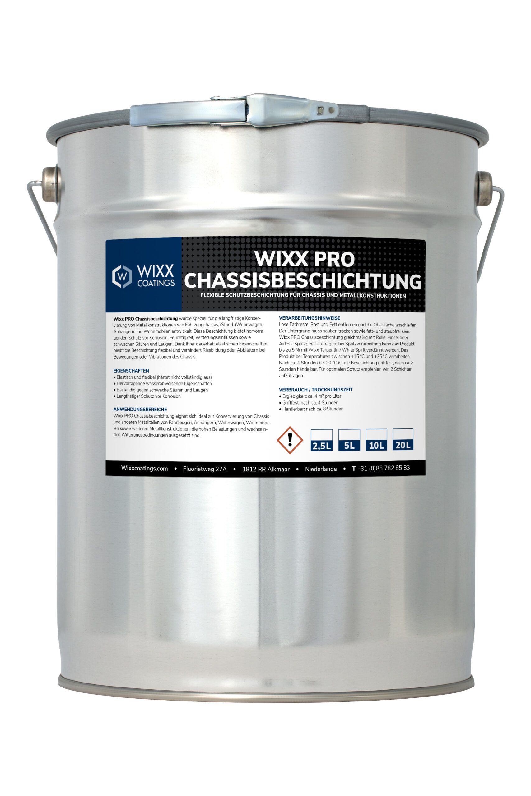 Wixx PRO Chassisbeschichtung Schwarz