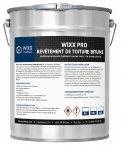 Wixx PRO Revêtement de Toiture Bitume Noir