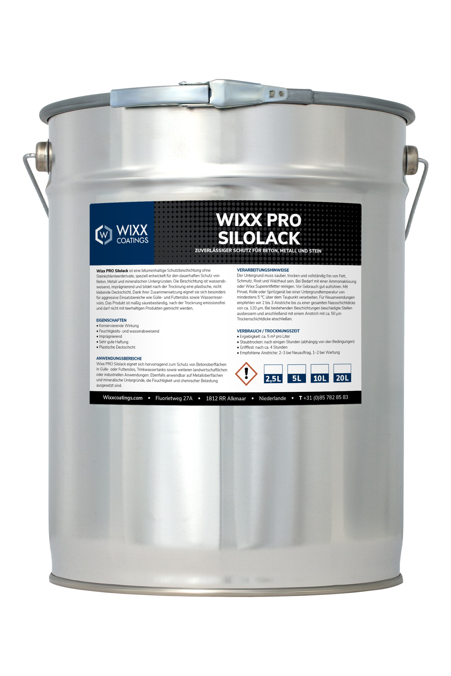 Wixx PRO Silolack Schwarz